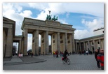 The Brandenburg Gate, previously on the East side of The Wall