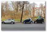 Smart cars (which make the Mini look big)